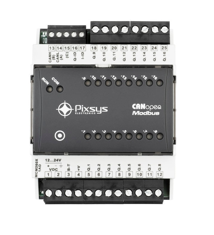 Pixsys MCM260X-5AD I/O Generic Modbus RTU I/O expansion