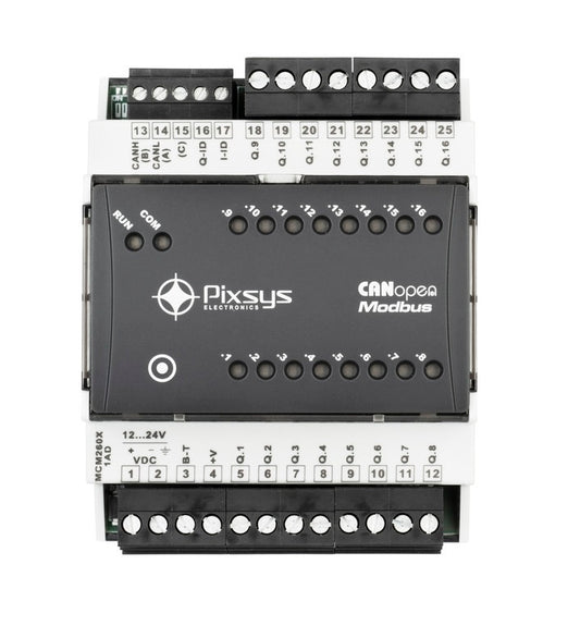 Pixsys MCM260X-3AD I/O Generic Modbus RTU I/O expansion